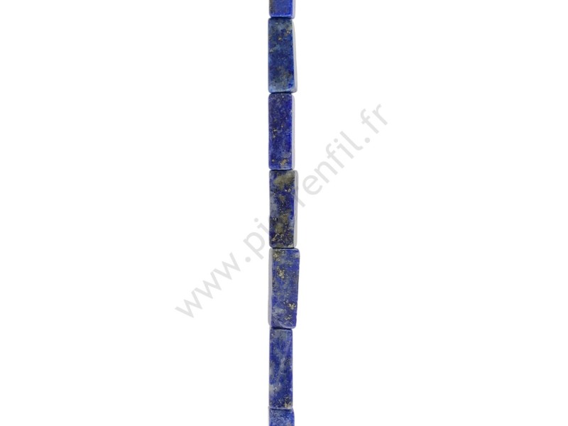Lapis lazuli Tube Rectangle 4x13mm