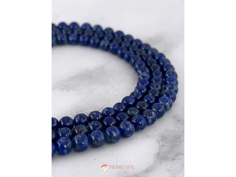 Lapis lazuli Boule 6mm grade AA