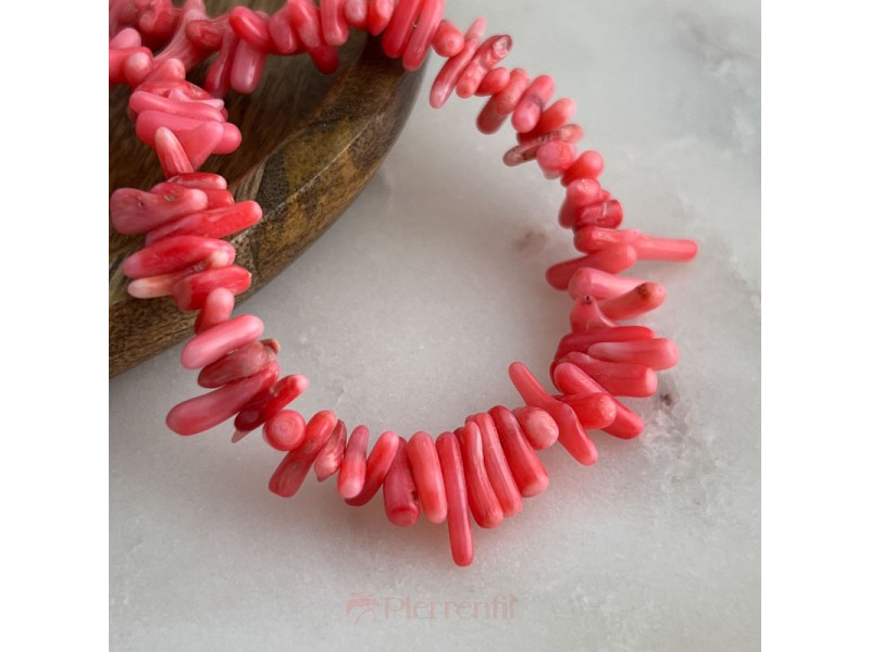 Corail bambou rose Branche 3x11mm